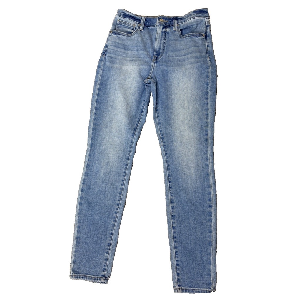Lucky Brand Bridgette High Rise Skinny Jeans Medium Wash Blue Size 8/29R 7W11883